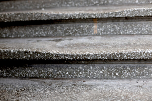 Sliten terrazzotrappa